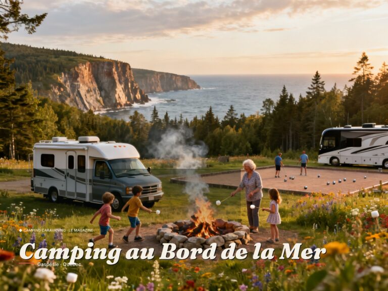 Camping au Bord de la Mer · Gaspésie · Québec
