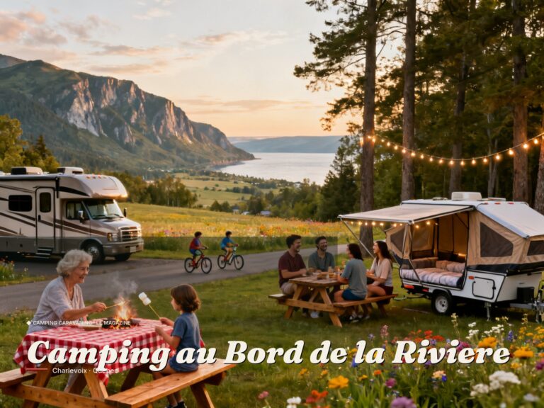 Camping au Bord de la Riviere · Charlevoix · Québec