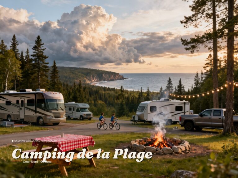 Camping de la Plage · Côte-Nord · Québec