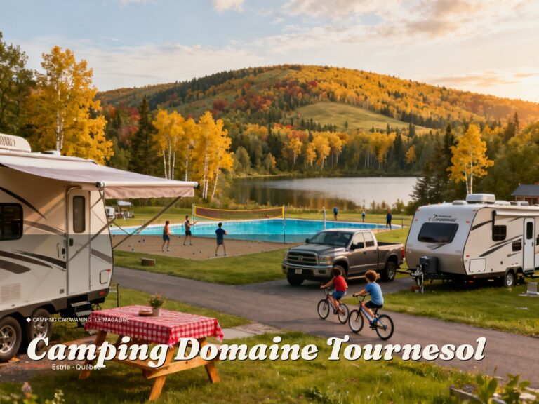 Camping Domaine Tournesol · Estrie · Québec