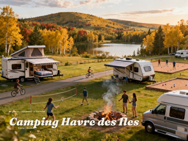 Camping Havre des Iles · Estrie · Québec