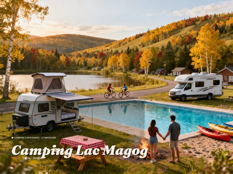 Camping Lac Magog · Estrie · Québec