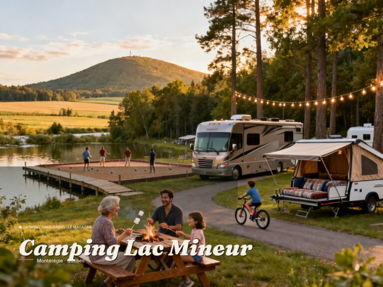 Camping Lac Mineur · Montérégie · Québec
