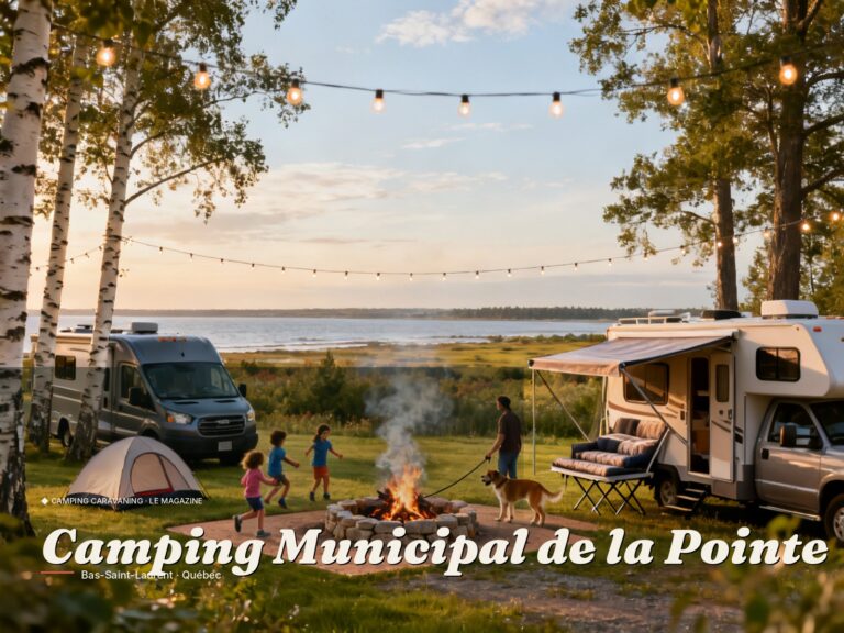 Camping Municipal de la Pointe · Bas-Saint-Laurent · Québec
