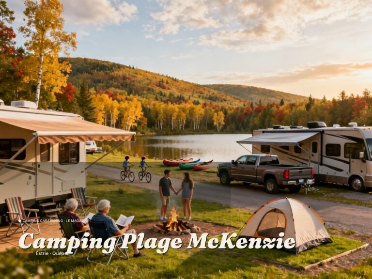 Camping Plage McKenzie · Estrie · Québec
