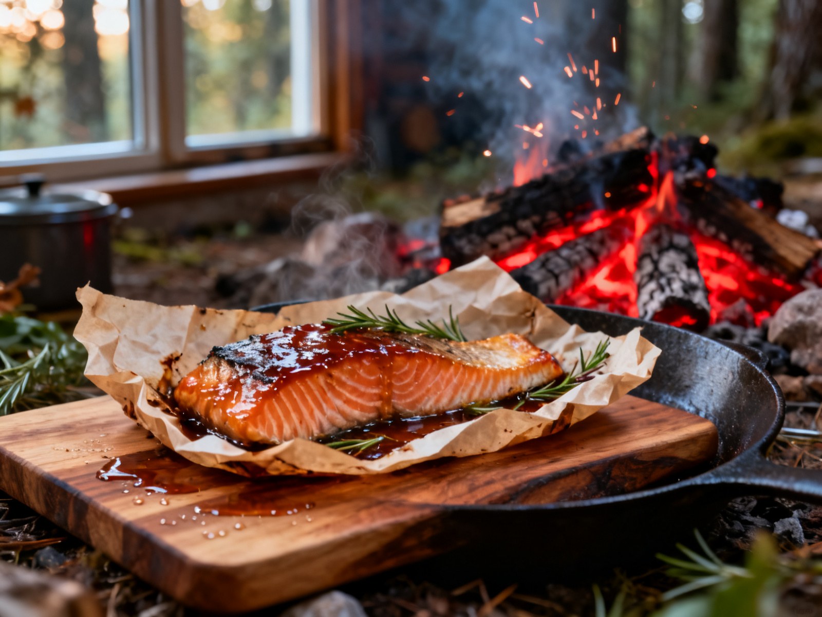 Papillote saumon-érable au feu de camp — campingcaravaning.ca