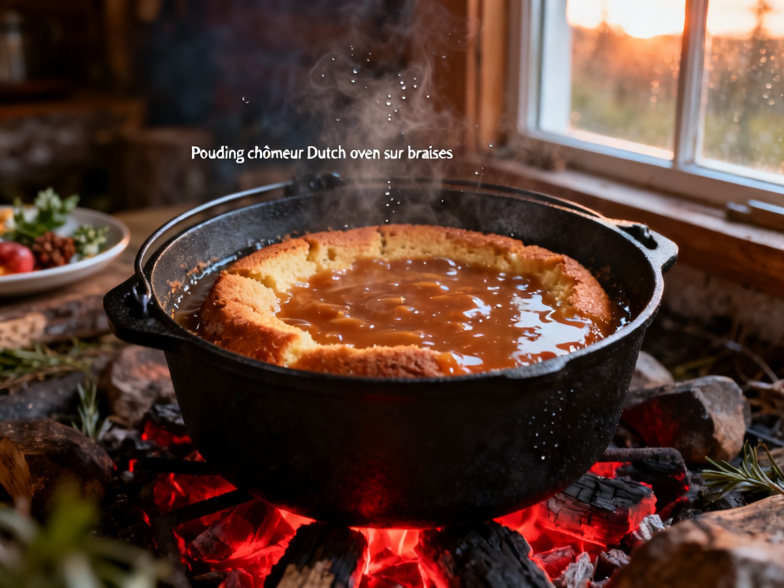 Pouding chômeur au Dutch oven — campingcaravaning.ca