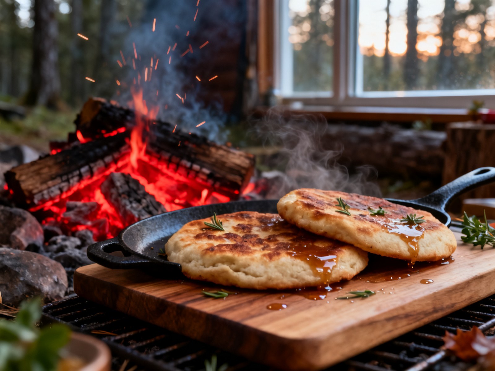 Pain bannock à l'érable — campingcaravaning.ca