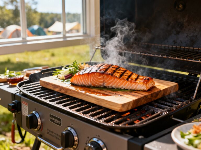 Saumon BBQ glaze érable-soya — campingcaravaning.ca