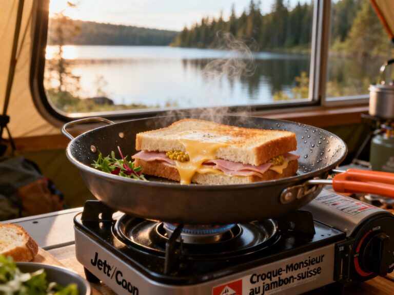 Croque-monsieur au jambon-suisse — campingcaravaning.ca