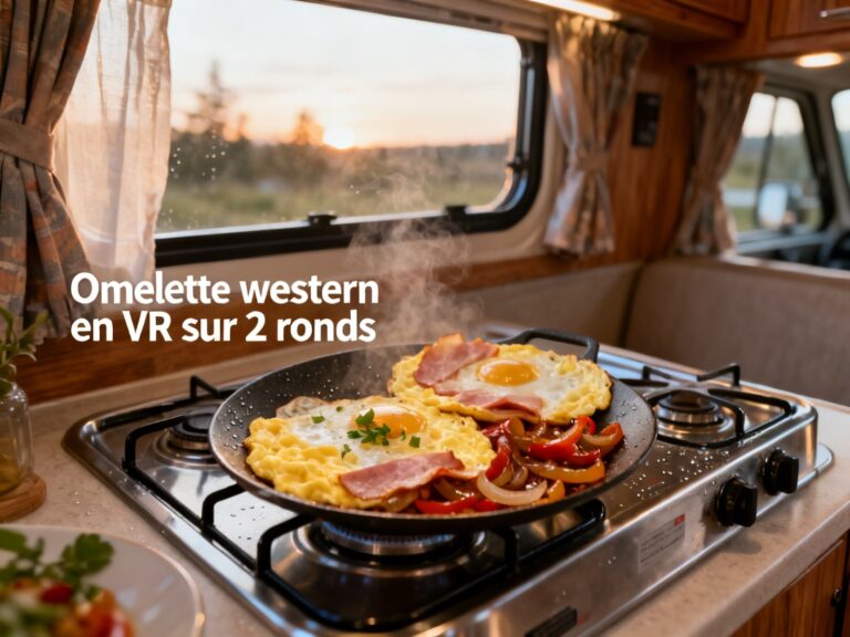 Omelette western en VR sur 2 ronds — campingcaravaning.ca