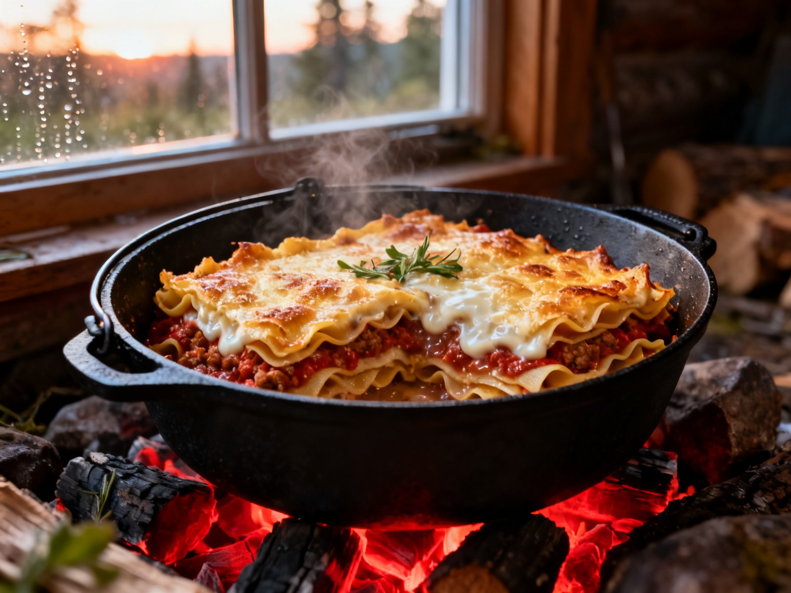 Lasagne au feu de camp — campingcaravaning.ca