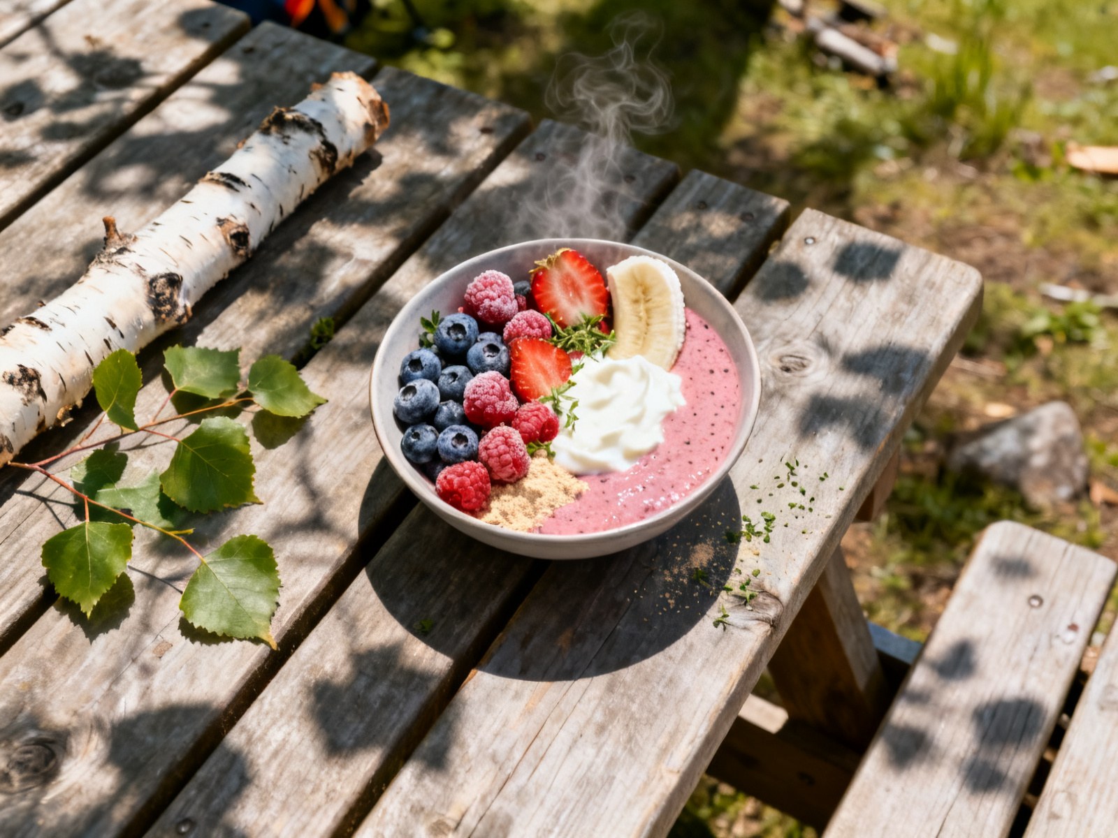 Smoothie bowl protéiné aux fruits — campingcaravaning.ca