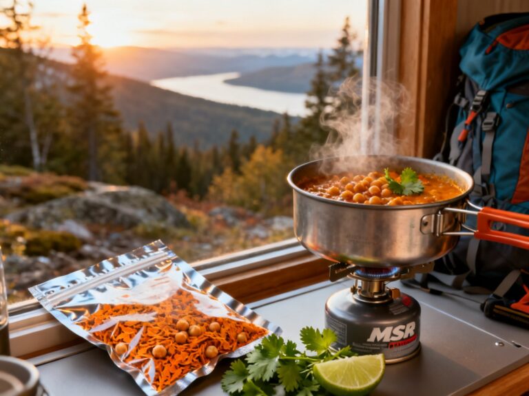 Chana masala (curry pois chiches) lyophilisé maison pour trek — campingcaravaning.ca