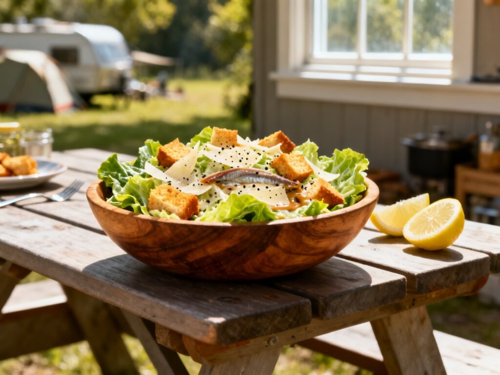 Salade César classique sans cuisson