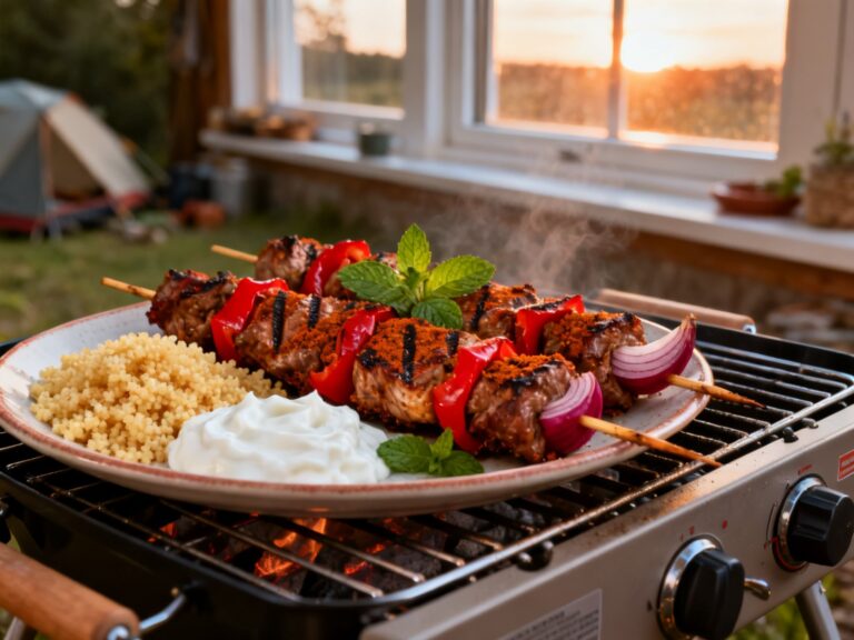 Brochettes d'agneau marocaines au BBQ — la MEILLEURE recette des experts depuis 2001 — campingcaravaning.ca