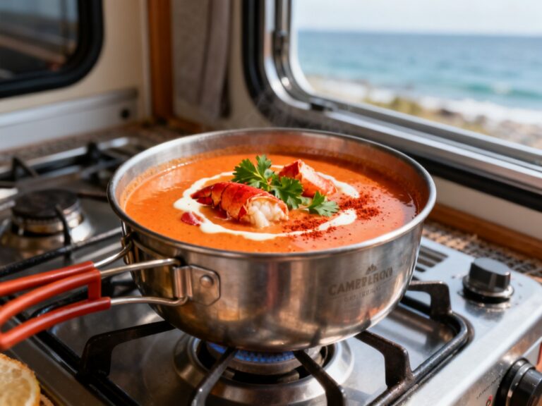 Bisque de homard au réchaud — la recette ULTIME d'experts depuis 2001 — campingcaravaning.ca