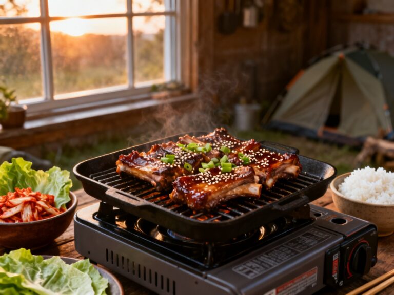 Travers de porc à la coréenne (galbi) — TOP recette d'experts BBQ depuis 2001 — campingcaravaning.ca