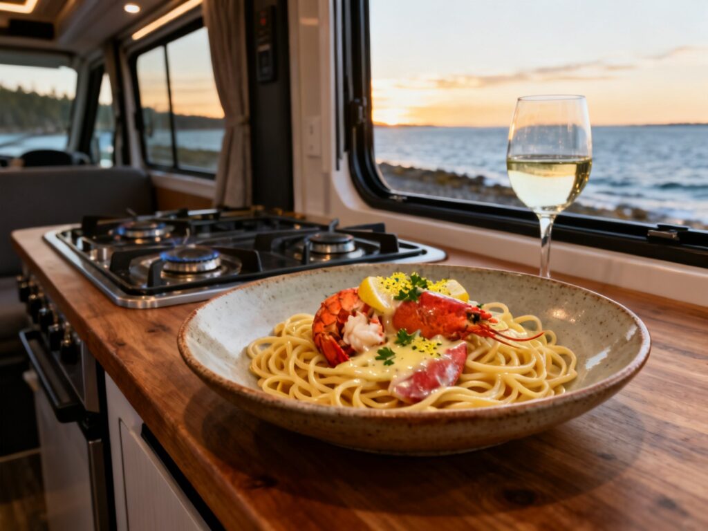 Linguine au homard beurre-blanc citron — INCONTOURNABLE en VR depuis 2001