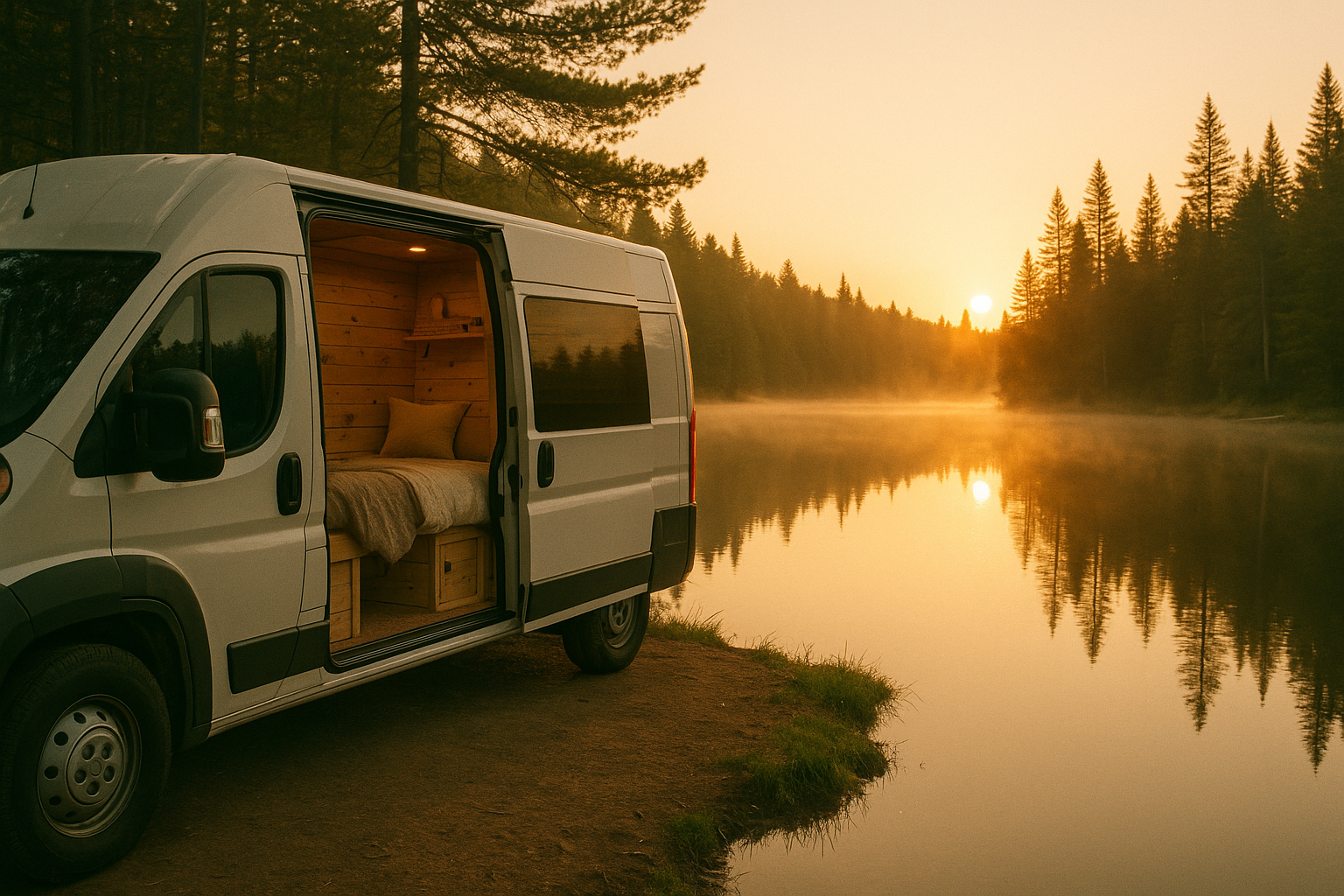Vanlife au Québec : convertir ta fourgonnette pour vivre sur la route