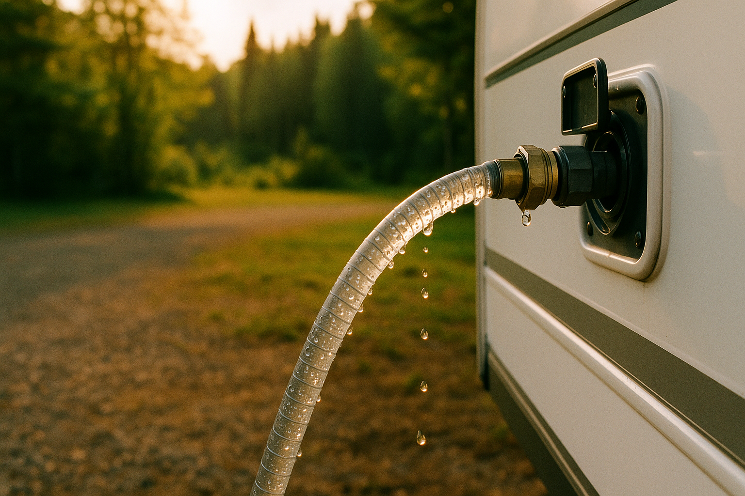 Réservoir d'eau potable de VR : désinfection et entretien en été